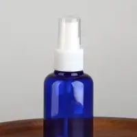 Бутылочка для хранения, с распылителем, 50 мл, цвет синий/белый
