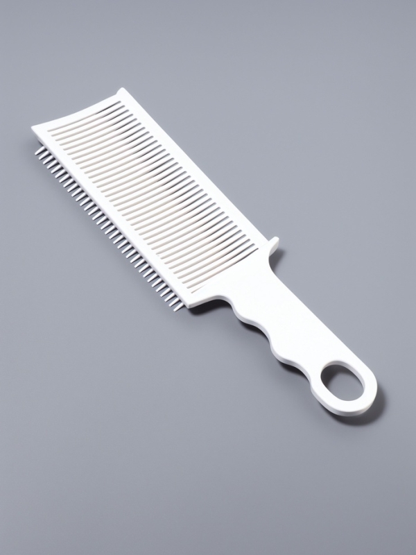 Расчёска для барбера, для стрижки под машинку, 22&times;6.5&times;1.5 см, белая
