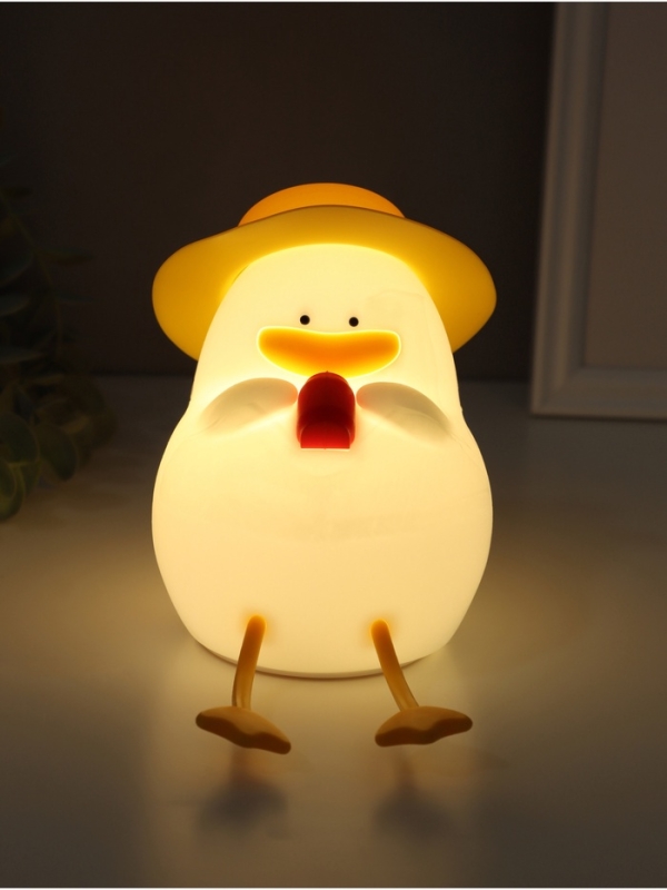 Ночник антистресс "Утка в отпуске" 2Вт LED RGB USB 10х8,5х14,5см