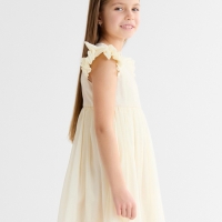 Платье для девочки, MINAKU :Party Dress, цвет молочный, рост 98 см