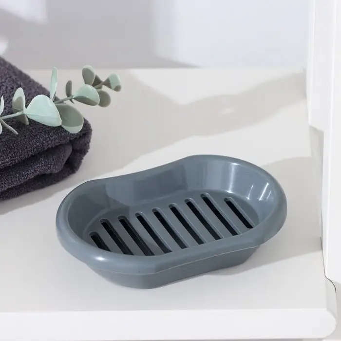 Мыльница с решеткой Альтернатива &laquo;Эконом&raquo;, пластик, 13&times;9&times;3 см, МИКС