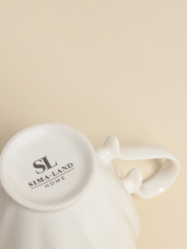 Молочник SL Home &laquo;Аманде&raquo;, 14&times;8,7&times;12,5 см, фарфор, белый