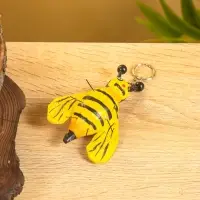 Брелок "Пчёлка" 10х7х3 см, дерево