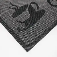 Салфетка сервировочная на стол Fresh coffee, 45&times;30 см, цвет чёрный