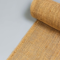 Джут натуральный, 1,1 &times; 5 м, плотность 260 г/м&sup2;, плетение 35 &times; 30 нитей