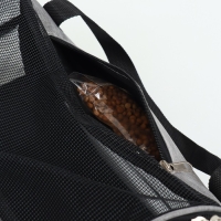 Сумка-переноска сетчатая, 42 х 21 х28 см, серая