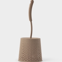 Ёршик для унитаза &laquo;Практик. Ротанг&raquo;, 14&times;14&times;40 см, с подставкой, МИКС