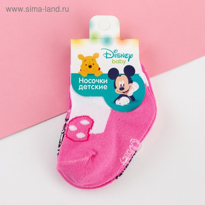 Набор носков Минни Маус, 2 пары, 12-14 см