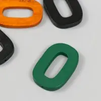 Декор для творчества дерево "Овал" МИКС 3,5х2,3 см