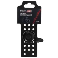 Звонок велосипедный Dream Bike, цвет чёрный