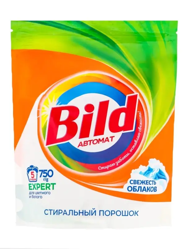 Стиральный порошок Bild EXPERT, свежесть облаков, дой-пак, 750 г