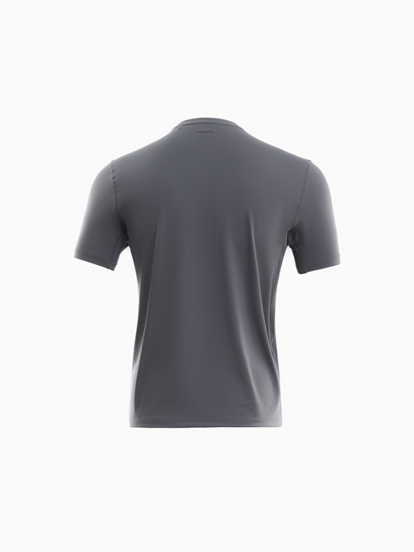 Футболка мужская Resport, р. 46, цвет серый, базовая, со вставками