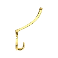 Крючок мебельный ТУНДРА TKT004, трехрожковый, золото, 4 шт TMP Крючок мебельный ТУНДРА TKT004, трехрожковый, золото, 4 шт TMP