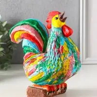 Копилка для денег &laquo;Петух&raquo;, гипс, 21.5&times;19&times;11 см