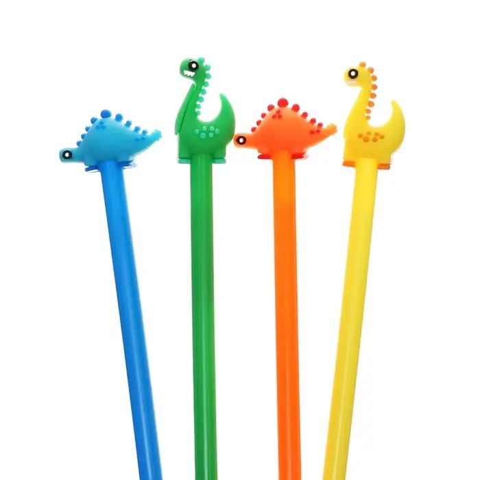 Ручка - прикол гелевая &laquo;Динозавр&raquo;, синий стержень, МИКС