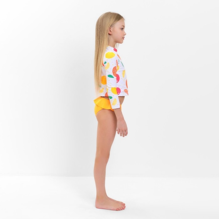 Купальник раздельный детский MINAKU с рукавами, рост 110-116 Купальник раздельный детский MINAKU с рукавами, рост 110-116