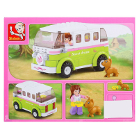 Конструктор «Розовая мечта: минивэн для путешествий», 158 деталей Конструктор «Розовая мечта: минивэн для путешествий», 158 деталей