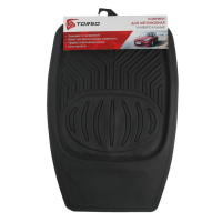 Коврики автомобильные TORSO, резина, 70&times;48 см, 48&times;48 см, черный, набор 5 шт