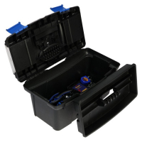 Ящик для инструмента ТУНДРА, 19", 490 х 275 х 240 мм, пластиковый Ящик для инструмента ТУНДРА, 19", 490 х 275 х 240 мм, пластиковый