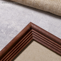 Фоторамка сосна с20 махагон 50х60 см (пластиковый экран)