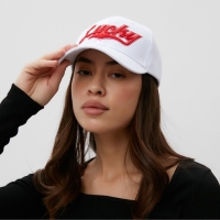 Бейсболка MIST "Lucky", цвет белый, размер 56-58 Бейсболка MIST "Lucky", цвет белый, размер 56-58