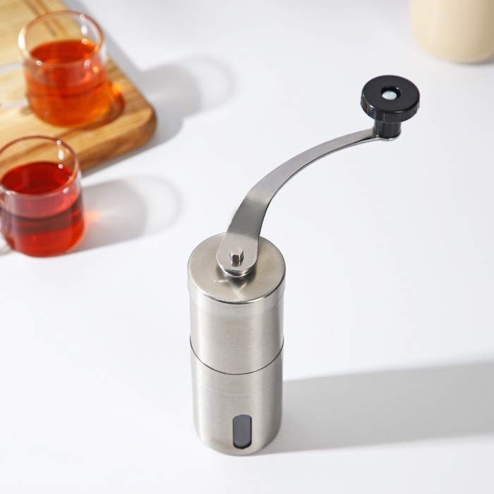 Кофемолка механическая Magistro Rodeo, 6&times;6&times;16,5 см керамический механизм