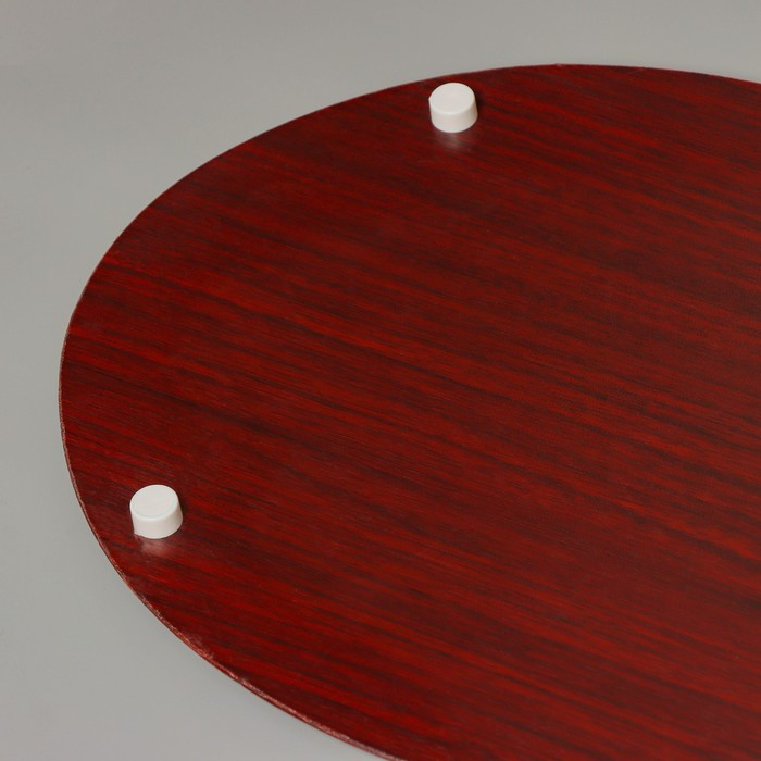 Сиденье для унитаза с крышкой &laquo;Натуральное дерево&raquo;, 45&times;35 см, цвет орех