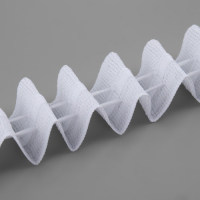 Шторная лента классическая, матовая, 2,5 см, 100 ± 1 м, цвет белый Шторная лента классическая, матовая, 2,5 см, 100 ± 1 м, цвет белый