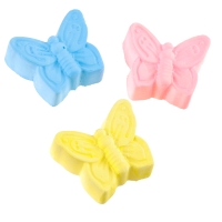 Мелки цветные для рисования на асфальте «Бабочка», 3 шт Мелки цветные для рисования на асфальте «Бабочка», 3 шт