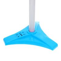 Микрофон на стойке &laquo;Новогодний подарок&raquo;, цвет голубой