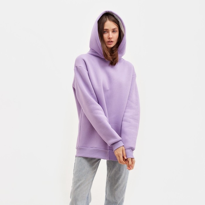 Худи женское MINAKU: Casual Collection цвет лавандовый, р-р 42-44 Худи женское MINAKU: Casual Collection цвет лавандовый, р-р 42-44