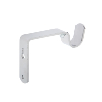 Кронштейн для карниза D20 однорядный 8 см, цвет хром Кронштейн для карниза D20 однорядный 8 см, цвет хром