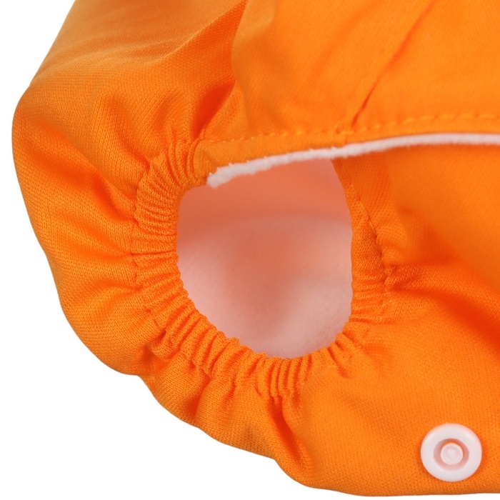 Многоразовый подгузник, 3-15 кг, цвет оранжевый, Крошка Я Многоразовый подгузник, 3-15 кг, цвет оранжевый, Крошка Я