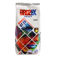 Затирка для швов BROZEX GT20, Белая, 2 кг