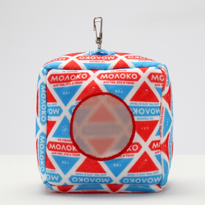 Подвесной домик-кубик Подвесной домик-кубик "Молоко", 17 х 17 х17 см