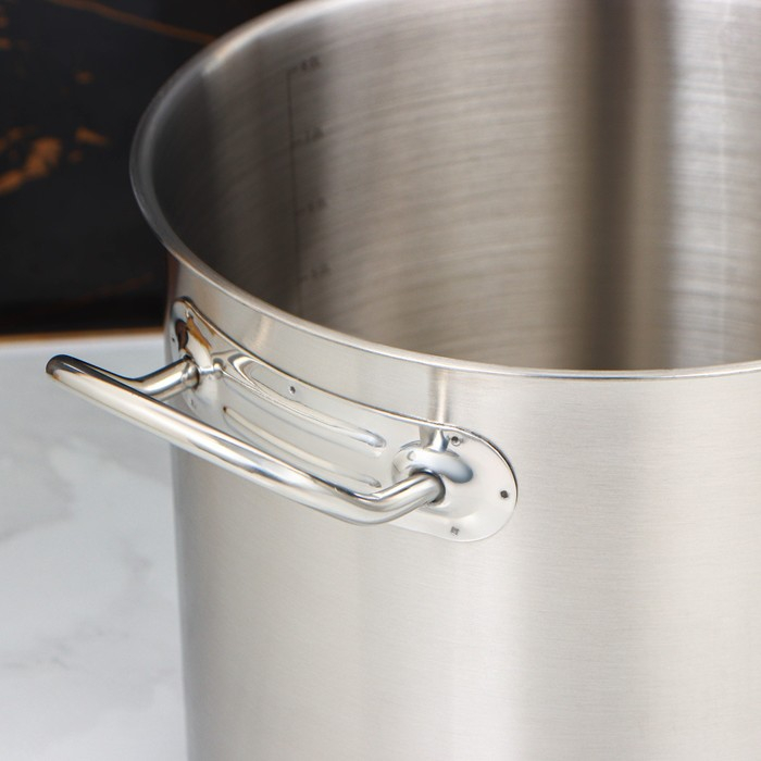 Кастрюля «Общепит», 9 л, d=24 см, h=20 см, капсульное дно, индукция Кастрюля «Общепит», 9 л, d=24 см, h=20 см, капсульное дно, индукция