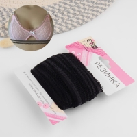 Резинка ажурная бельевая, 13 мм, 10 &plusmn; 1 м, цвет чёрный