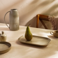 Блюдо фарфоровое SL Home &laquo;Песчаный бриз&raquo;, 29,5&times;20 см, цвет бежевый