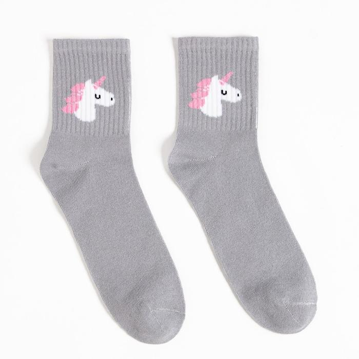 Подарочный набор термос и носки 3 пары KAFTAN &laquo;Новый год: Единорог&raquo;&lrm;, р.36-39