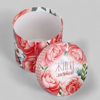 Набор шляпных коробок для цветов 4 в 1, упаковка подарочная, &laquo;Нежность&raquo;, 20 х 17,5 - 16 х 14 см