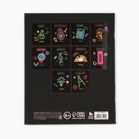 Предметная тетрадь А5, 48 л на скрепке &laquo;Неон. Физика&raquo; Софт тач лам, 3D лак