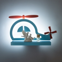 Бра "Вертолет" LED 18Вт синий 35х25х8см Бра "Вертолет" LED 18Вт синий 35х25х8см