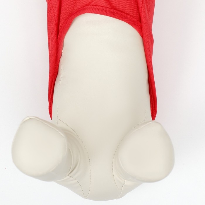 Футболка-поло для животных, XL (ДС 40, ОГ 50, ОШ 33 см), красная