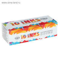 Набор цветной туши Koh-I-Noor, 10 цветов в тубах по 20 мл, картонная упаковка Набор цветной туши Koh-I-Noor, 10 цветов в тубах по 20 мл, картонная упаковка