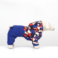 Комбинезон "Go-Иди" с утяжкой, размер 10 (ДС 25, ОГ 34, ОШ 24 см), синий/камуфляж Комбинезон "Go-Иди" с утяжкой, размер 10 (ДС 25, ОГ 34, ОШ 24 см), синий/камуфляж