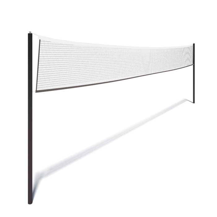 Сетка волейбольная ONLYTOP, с тросом, нить 2,9 мм, 9,5х1 м