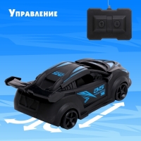 Машина &laquo;Болид&raquo;, радиоуправляемая, работает от батареек, цвет черный