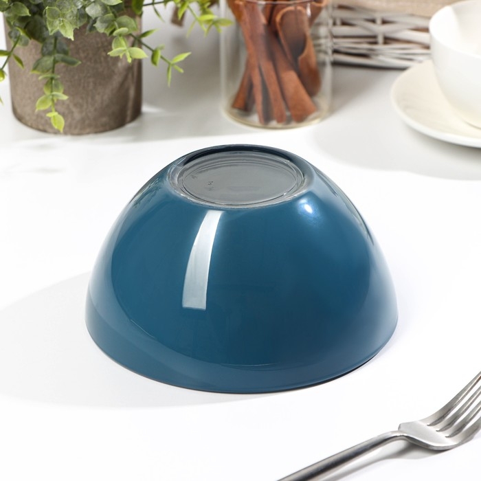 Салатник &laquo;Дымчатый аметист&raquo;, 800 мл, d=15,5 см, цвет синий