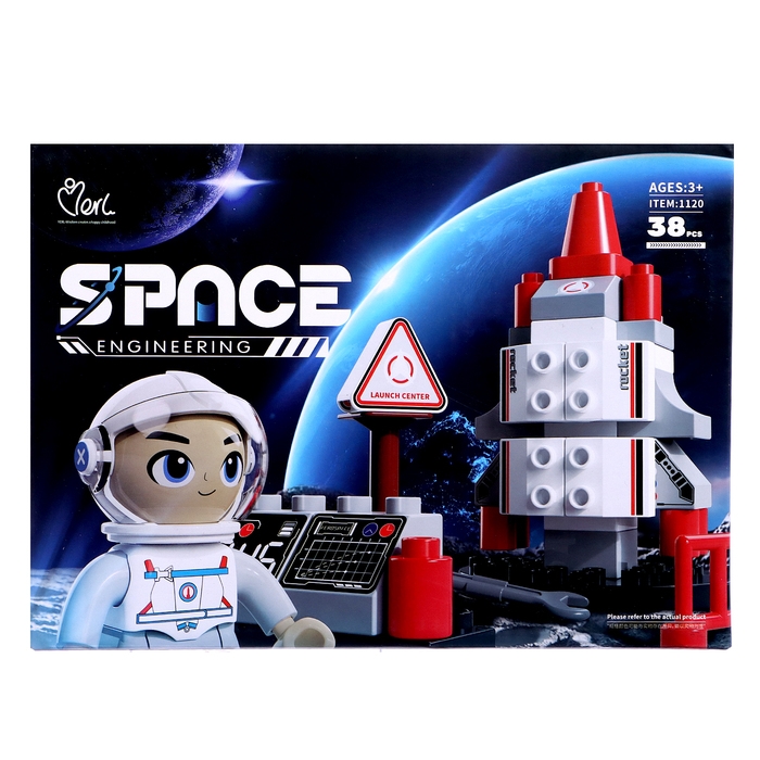Конструктор &laquo;Большие Блоки. Космос&raquo;, 38 деталей