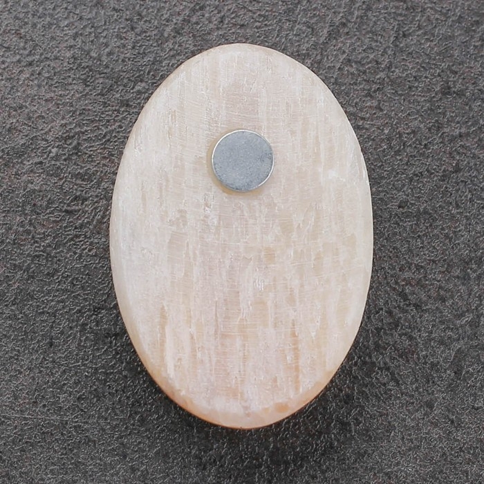 Магнит "Ложка загребушка", селенит, металл, минералы, 5,1 х 3,5 см